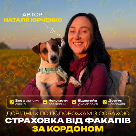 Довідник по подорожам з собакою: страховка від факапів за кордоном (Повний гайд) фото, зображення